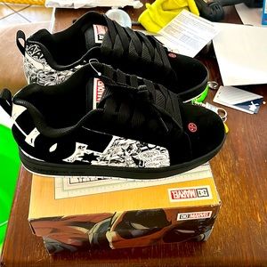 Deadpool limited addition dc shoes brand new in box